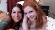 Fine bitches share a cock in fabulous home POV