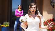 Lesbian bride bang with Ella Reese and Katrina Colt