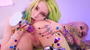 Lesbian girls provide excellent webcam moments in their OF show