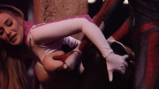 Tyler Cruise playing the role of Spider-Man in a parody