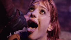 Redheaded babe getting banged and facialized by Deadpool
