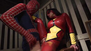 Jenna Presley cosplaying while Xander Corvus bangs her