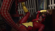 Jenna Presley cosplaying while Xander Corvus bangs her