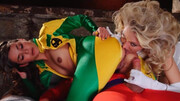 XXX parody of a comic book story gives us a threesome