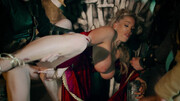 Big boobs blonde ripped apart by big dicks