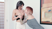Pure lesbian treats on cam for Sammie Six & Vicky Sol