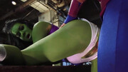 Diana DeVoe getting banged by a super hero in a parody