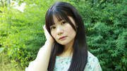 Ringo Fujii acting adorable while posing in the woods