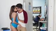 College girl fucks with her roommate's hot boyfriend