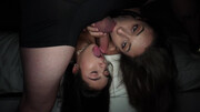 Girls with skinny bodies get banged in an FFM