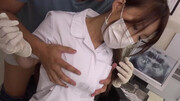 Busty Japanese dentist Yume Mizuki fucked by horny patient