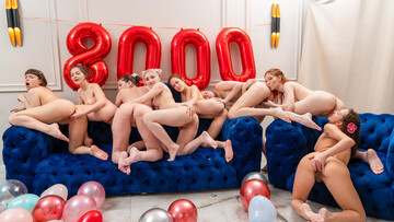 A couple of popular female porn stars are celebrating