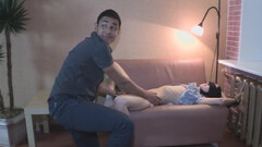 Dude gets back at his GF by watching her take BBC