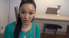 Creepy Indian fella fucks a stunning Indian mouth