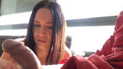 Bored fellow starts masturbating and asking her to join him