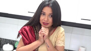 Indian babe gets licked a lot ahead of enduring hard sex standing