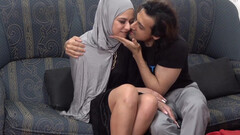 Arab wife is on the edge of cheating her hubby with a hot Indian male