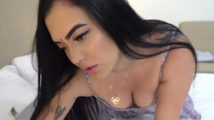 Addictive woman handles cock with grace in bedroom perversions