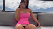 Busty Dubai model strips naked to feel cock in her wet muff