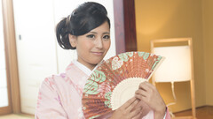 My kimono protects my slutty pussy's dignity