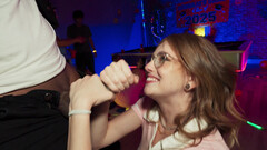 Slutty college teen pounded by her first rough BBC