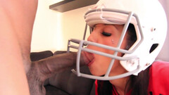 College girl treats herself with BBC in surreal hardcore kinks