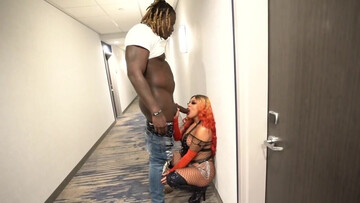 Spicy ass hooker lets black stud demolish her pussy