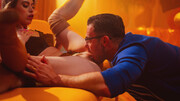 Vintage outfit beauty gets rammed by a horned-up stud