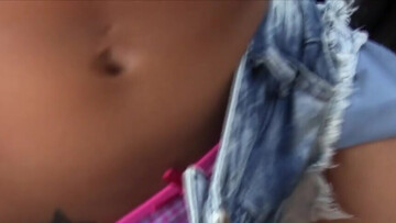 Girls show their hypnotic bounce during a road trip