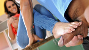 The handyman gets frisky with the busty Jennifer Dark