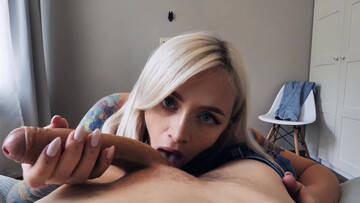 Hot POV with Leah Meow craving more dick